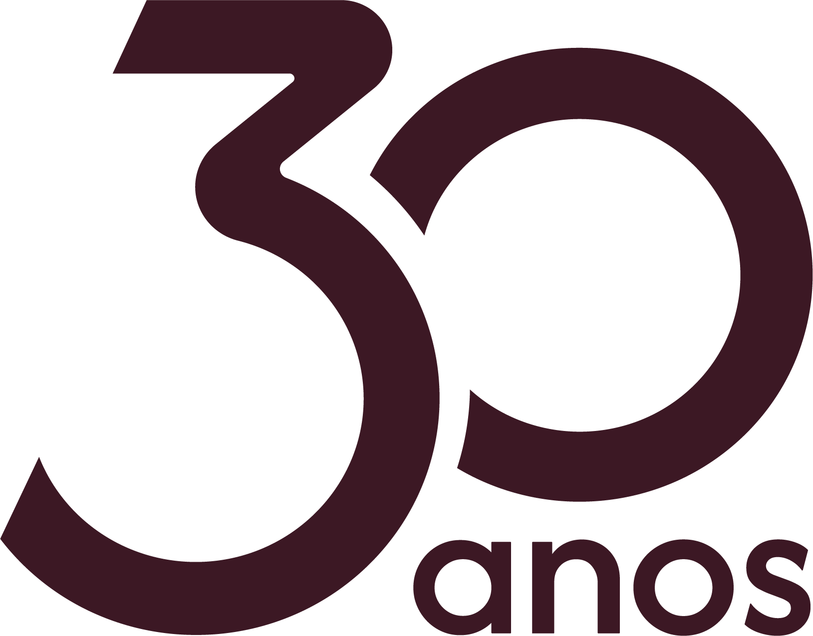 Logo bordô · fundo branco