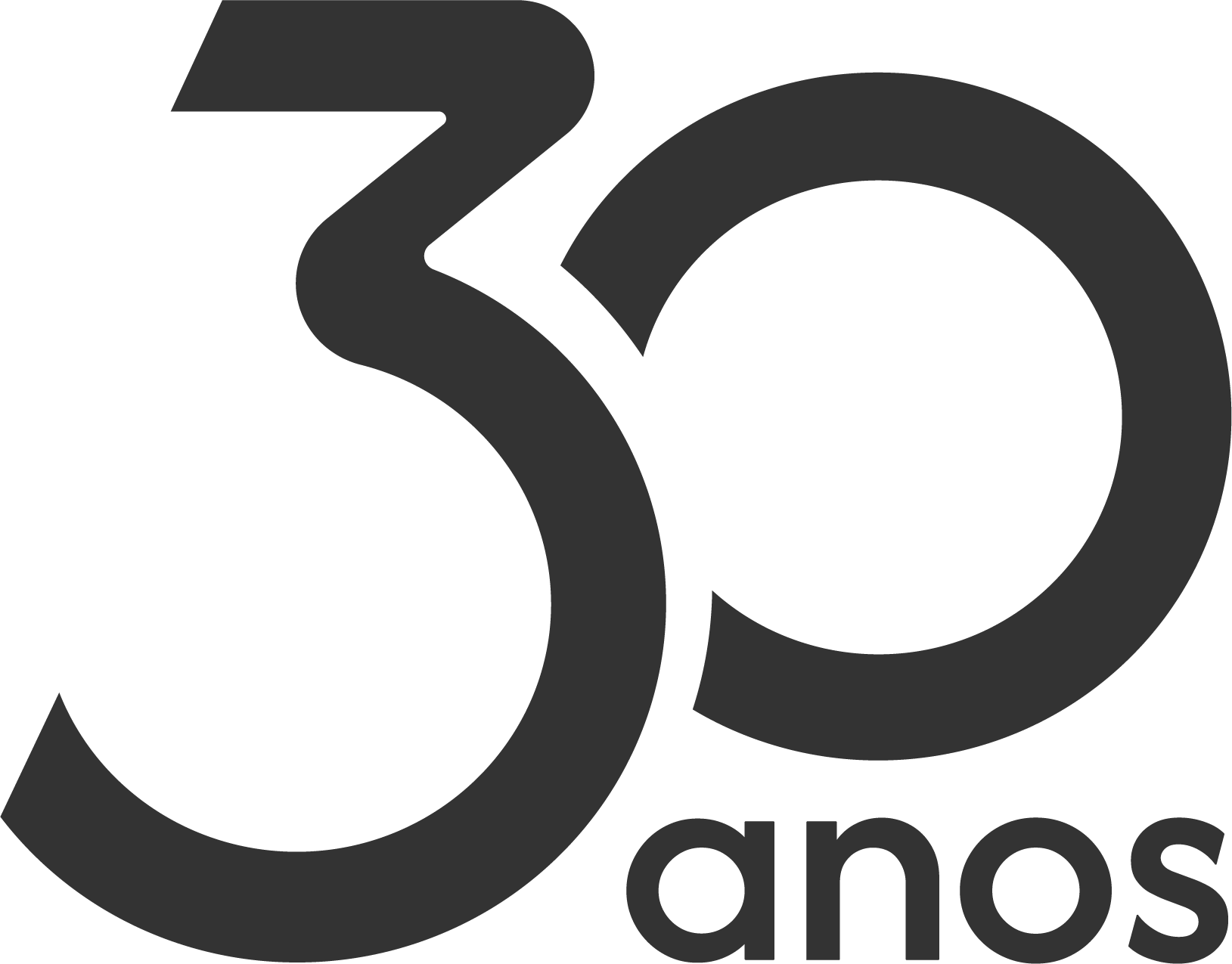Logo cinza escuro · fundo branco