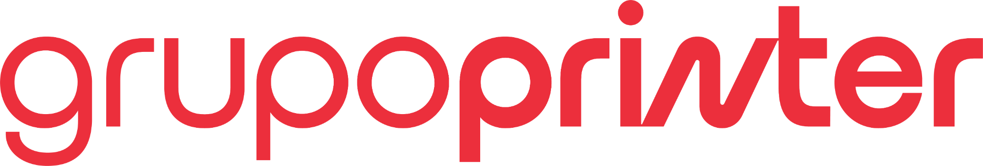 Logo vermelho · fundo branco